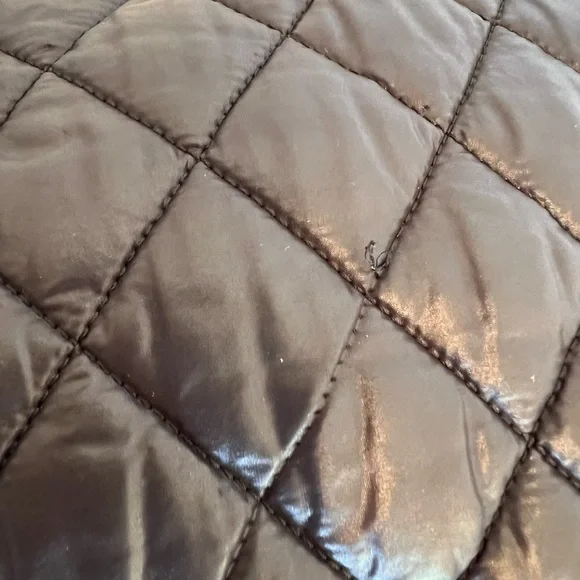 Chanel cocoon large black quilted nylon tote leather details 100% authentic - Picture 12 of 17